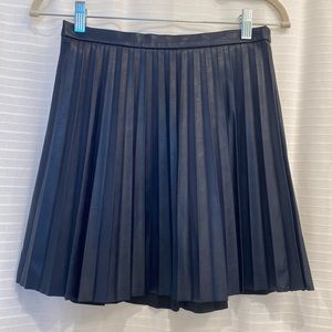 NWT J Crew faux leather skirt